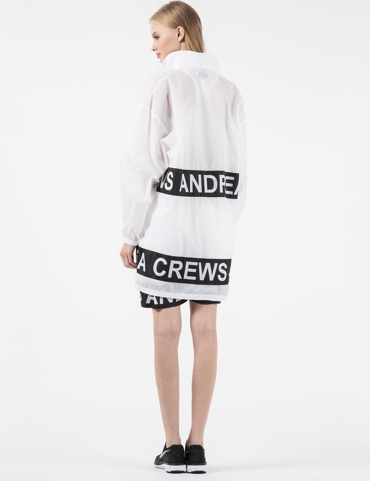 Black/White Stratus Long Raincoat Placeholder Image