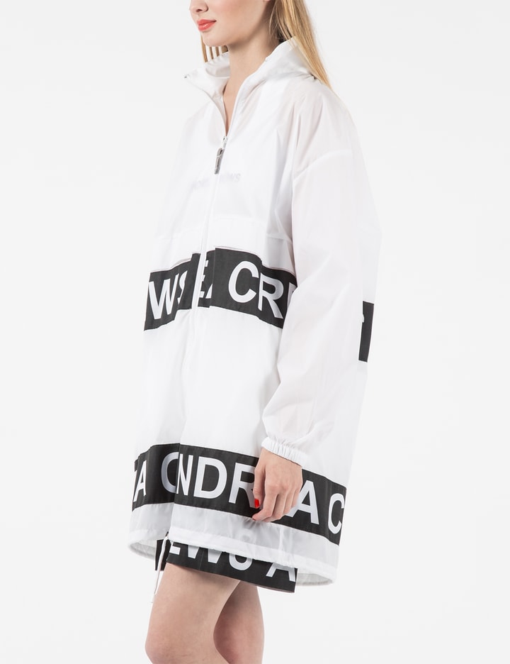 Black/White Stratus Long Raincoat Placeholder Image