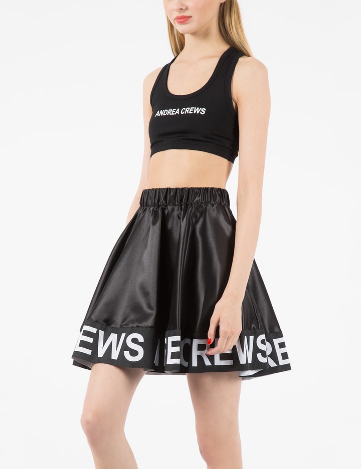 Black AC Printed Sport Bra Placeholder Image