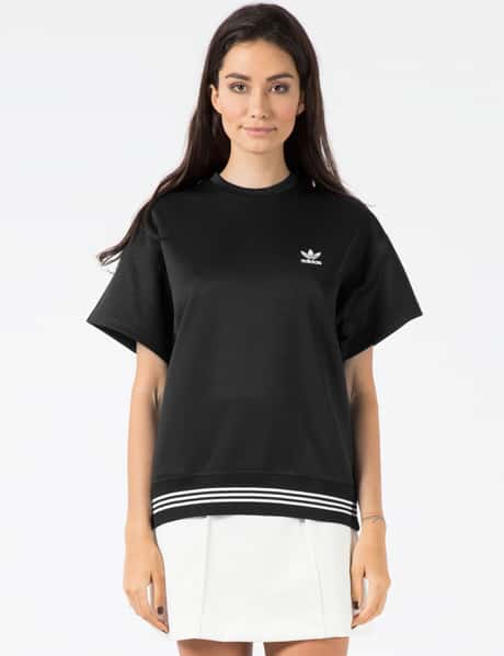 adidas Originals HYKE x Adidas Originals Black Hyke Pullover HBX