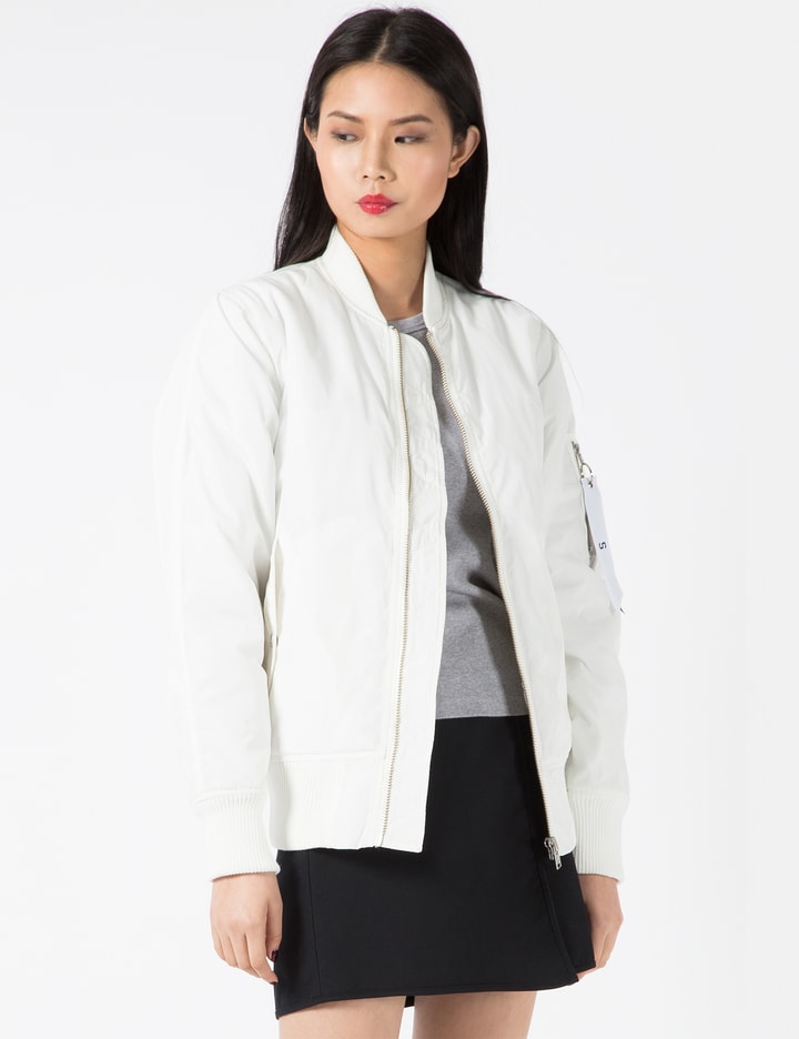 White Flight Bomber Jacket Placeholder Image