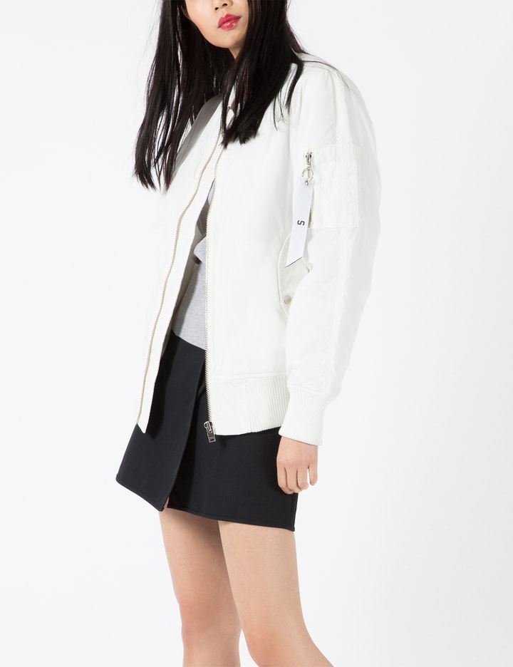 White Flight Bomber Jacket Placeholder Image