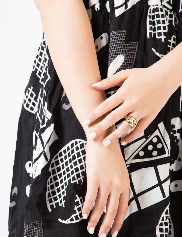 Vfiles Sport Plus X Ambush Gold Downward Spiral Rings Placeholder Image