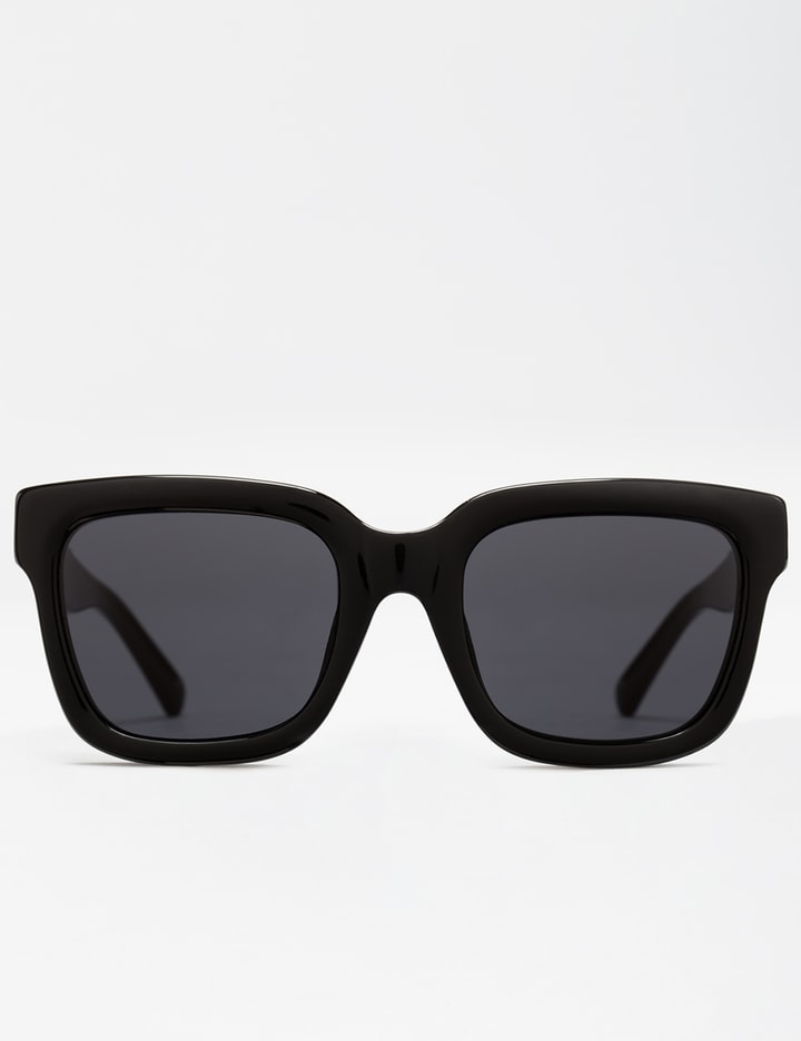 Linda Farrow x 3.1 Phillip Lim Carved Bang Bang Black Sunglasses Placeholder Image