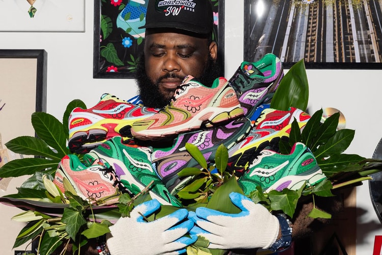 ภาพทางการ Jae Tips x Saucony ProGrid Triumph 4 คอลเลกชัน “Flowers Grow Uptown”