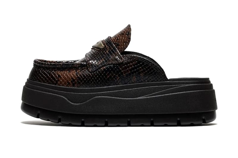 Air Jordan Mule Loafer “Brown Snakeskin” สไตล์หนังงูสุดคูล