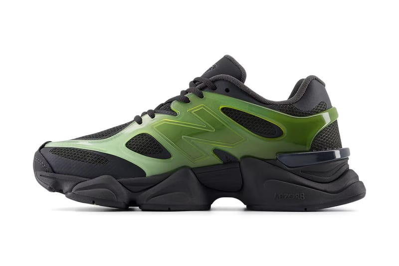New Balance 9060 X สองคู่สีไซไฟ Green/Black และ Silver/Black