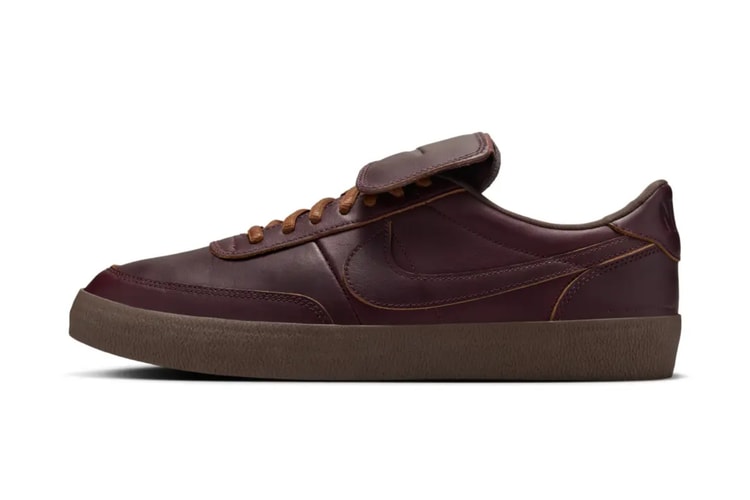 Nike เสริมลิ้นพับให้ Killshot 2 สี “Burgundy Crush”