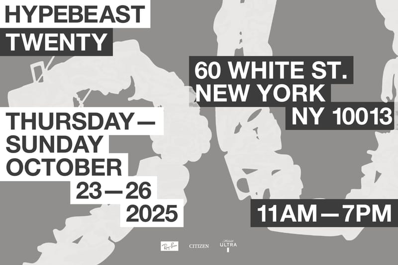 Hypebeast ฉลอง 20 ปีแห่งสตรีตแวร์