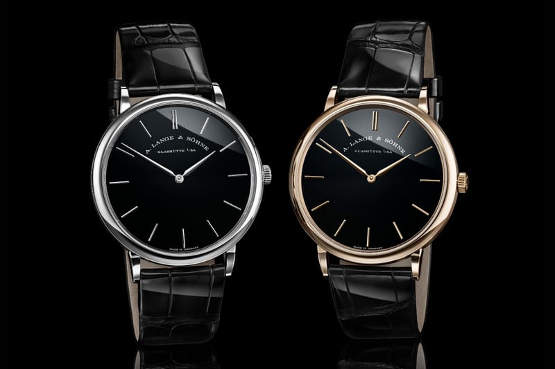 นาฬิกา SAXONIA THIN ของ A. Lange & Söhne เปล่งประกายเรียบหรูในโลหะล้ำค่า
