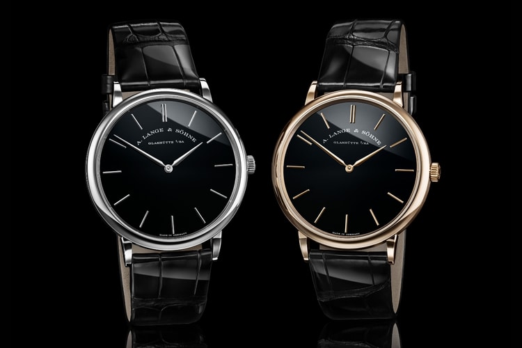 นาฬิกา SAXONIA THIN ของ A. Lange & Söhne เปล่งประกายเรียบหรูในโลหะล้ำค่า