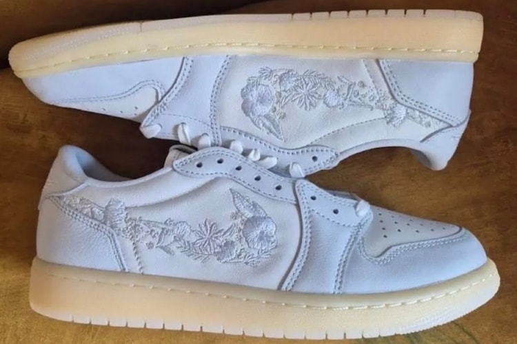 ส่องภาพแรก Air Jordan 1 Low OG “Floral Swoosh”