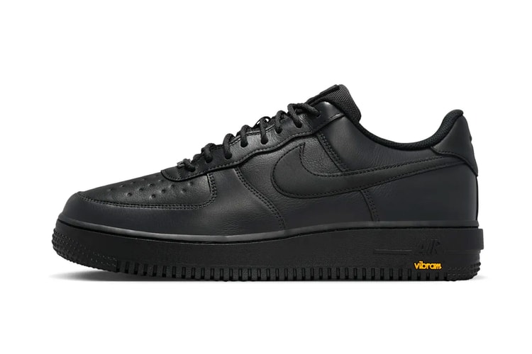 เผยโฉมภาพทางการ Vibram x Nike Air Force 1 Low GORE-TEX “Black”