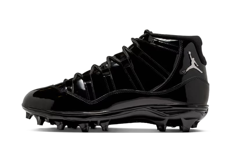 Air Jordan 11 TD Cleats สี “Black Patent” เวอร์ชันใหม่สุดดำเงา