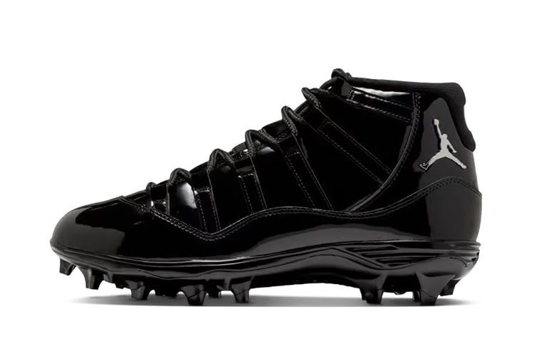 Air Jordan 11 TD Cleats สี “Black Patent” เวอร์ชันใหม่สุดดำเงา