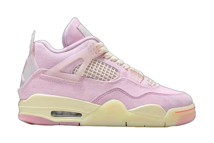 พรีวิวแรก Air Jordan 4 “Iced Carmine” รุ่นเดนิมสุดลิมิตเต็ด