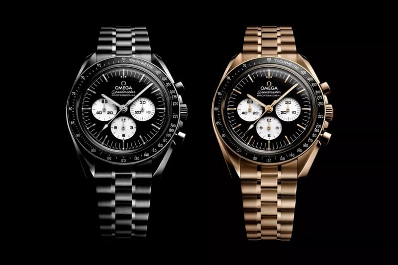 OMEGA เปิดปีด้วยคู่หู Speedmaster Moonwatch หน้าปัด “Reverse Panda”