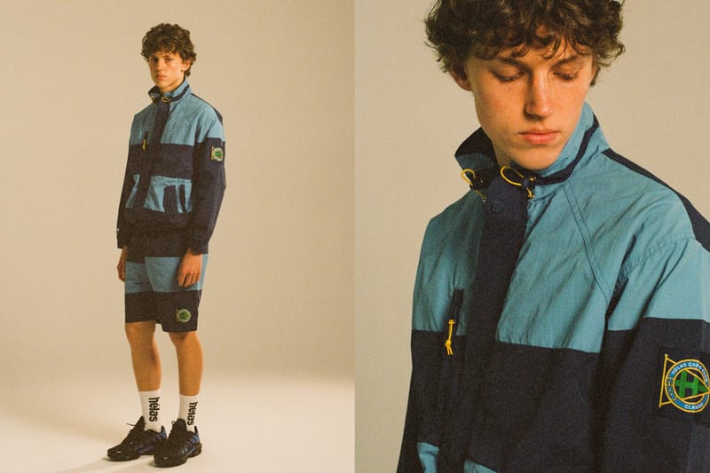 Hélas Summer 2026 พา Nylon Tracksuit กับผ้าพันคอไหมไปพักร้อนสไตล์ Vacances