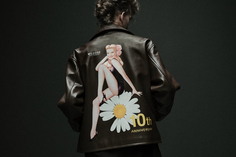 PEACEMINUSONE x WILDSIDE Yohji Yamamoto นำเสนอลายพินอัพและดอกเดซี่บนเครื่องหนัง