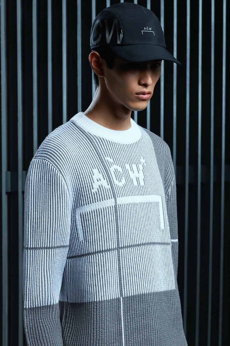 A cold wall acw pre spring 2023 lookbook  gradient hypergraphic conditioned uniform sweater t shirt gilet vest release info date price