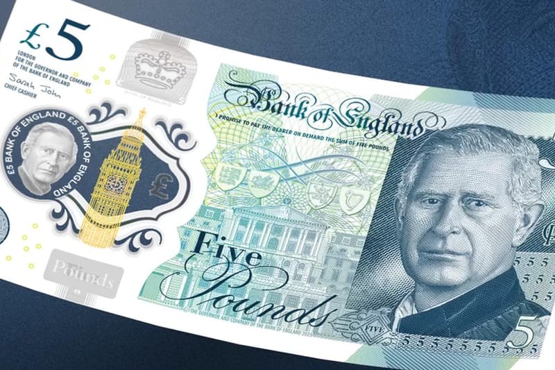 The Bank of England Reveals First Look at King Charles Banknotes