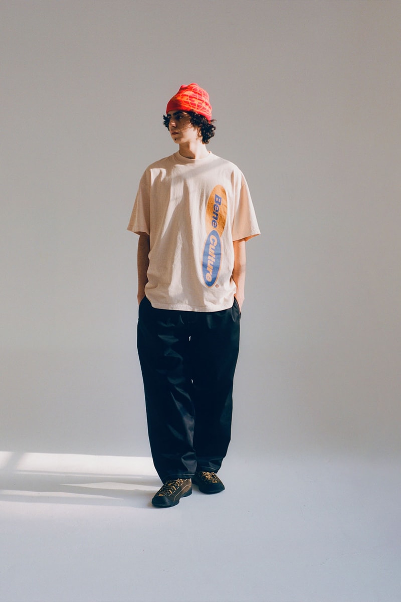 Bene Culture SS22 Spring Summer 2022 series collection graphic tee vests sweatpants sweaters beanie plaid dresses pants 