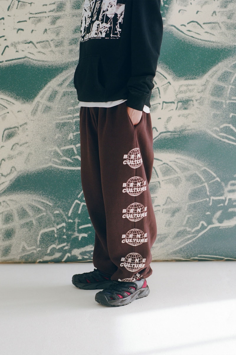 Bene Culture SS22 Spring Summer 2022 series collection graphic tee vests sweatpants sweaters beanie plaid dresses pants 