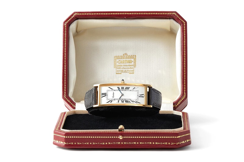 Harry Fane Dover Street Market London Cartier Tank Vintage Watches Timepieces Collection Gold Cintrée Automatique Steve McQueen
