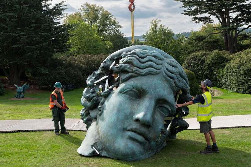 Daniel Arsham's Giant Bronze Sculptures are Being Installed in Yorkshire