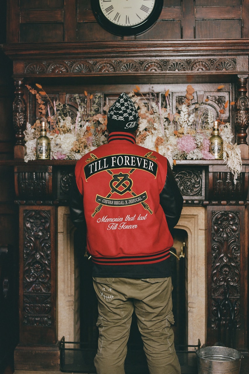 Jehucal Chivas Regal Clothing Collection Whiskey Alcohol Varsity Jacket Streetwear Tracksuit Till Forever London Scotland