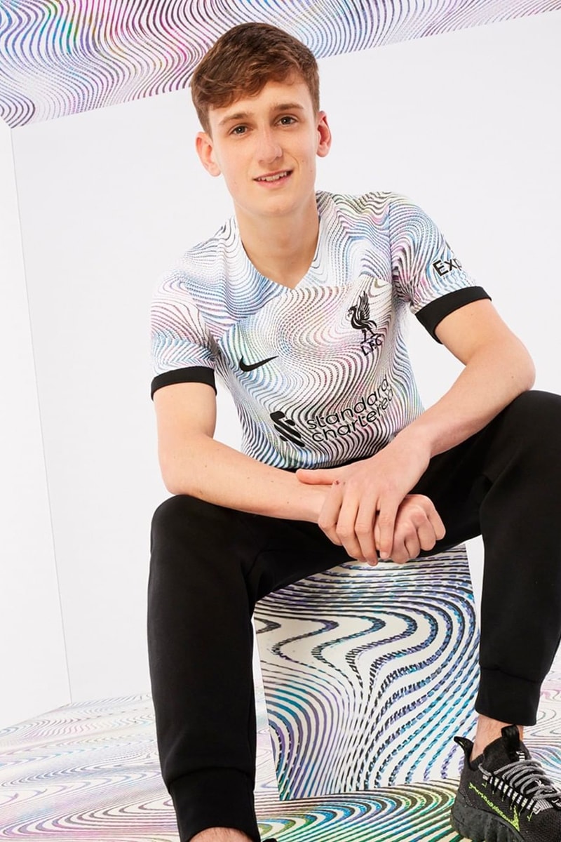 Nike And Liverpool Present The 2022/23 Away Jersey For The New Premier League Season With Jordan Henderson 