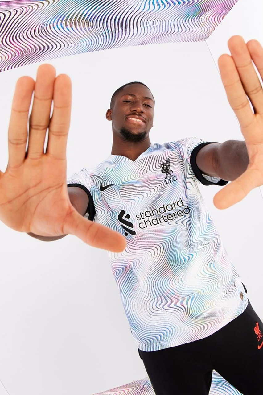 The NEW Liverpool FC away kit!  Inspired by the 90s 