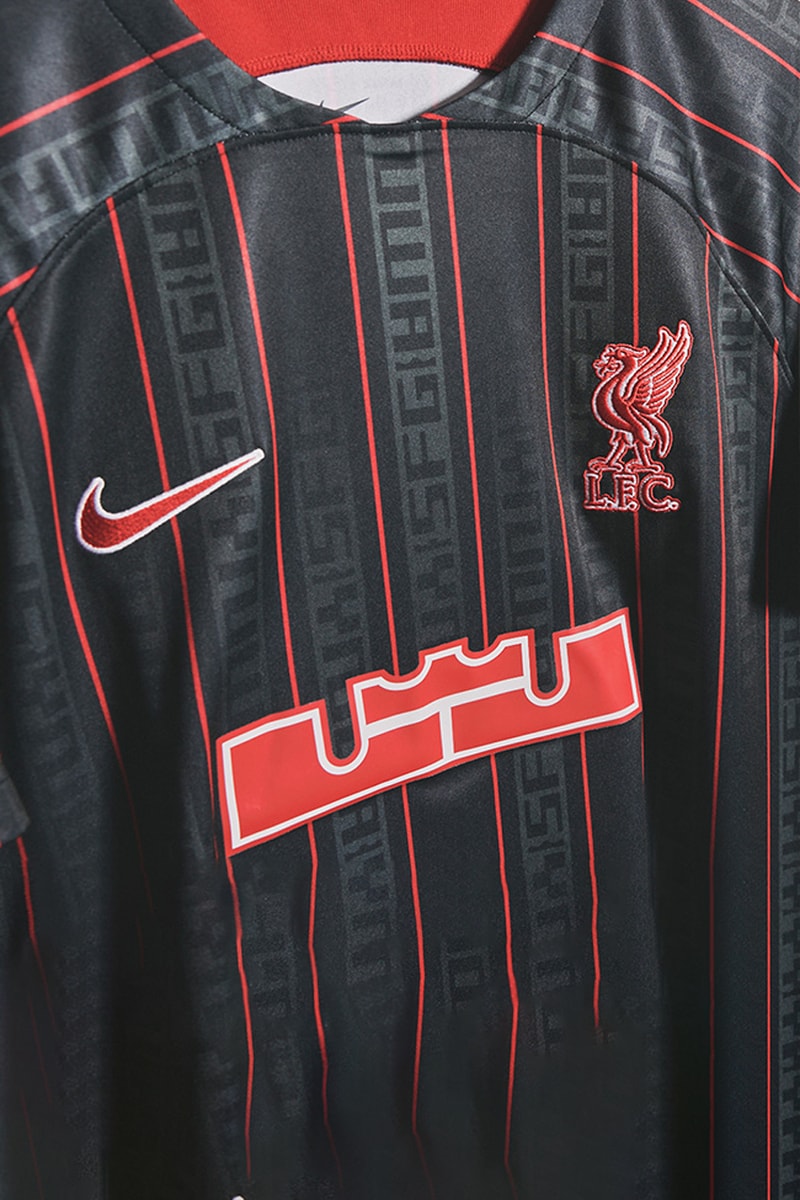 Liverpool FC LeBron James Football Basketball Jersey Soccer Sports LA Lakers Premier League Jordan Henderson Mo Salah