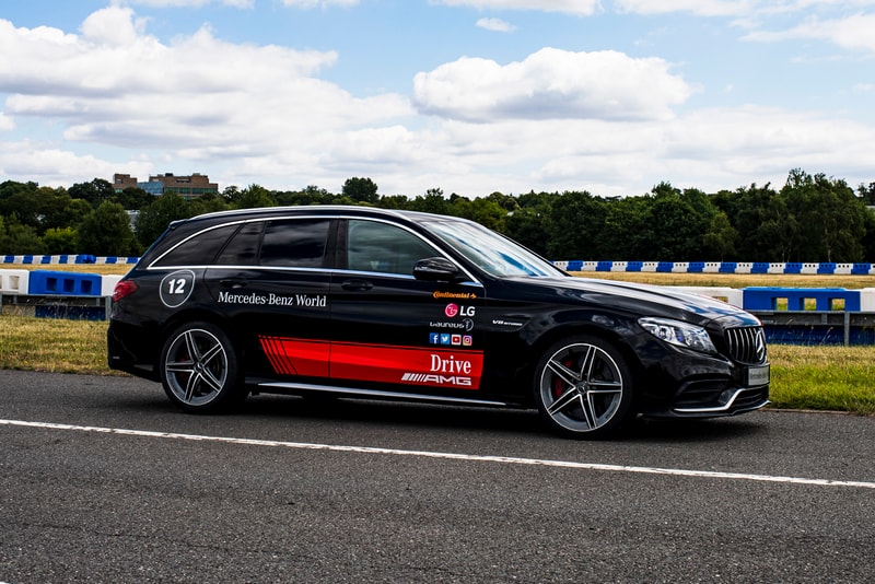 Mercedes-Benz World Driving Experience Review HYPEBEAST C63S Estate G-Class G400 G-Wagon Test Track Racing Drifting Drag Race