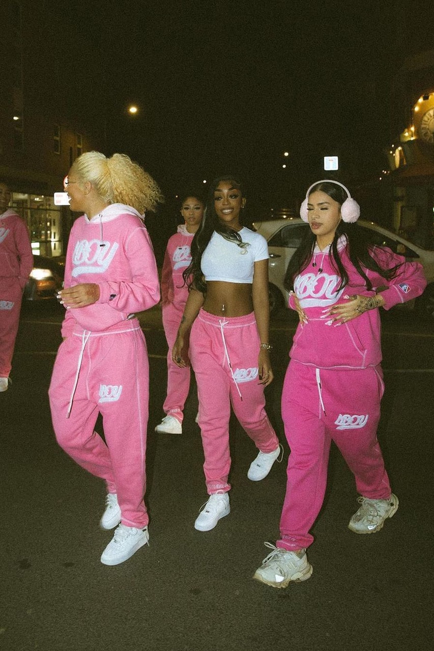 Lost Boys Channel Pretty Girls Never Die Nottingham Streetwear Fashion Tracksuit Pink Oversized 