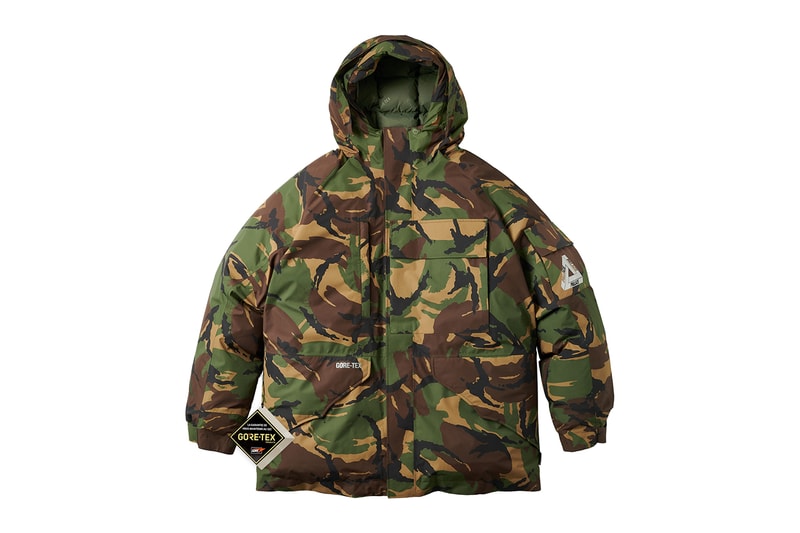 Palace Winter 2022 Week 7 Drop GORE-TEX Camouflage Jacket PERTEX Outerwear Collection Store Shop Online Release Information