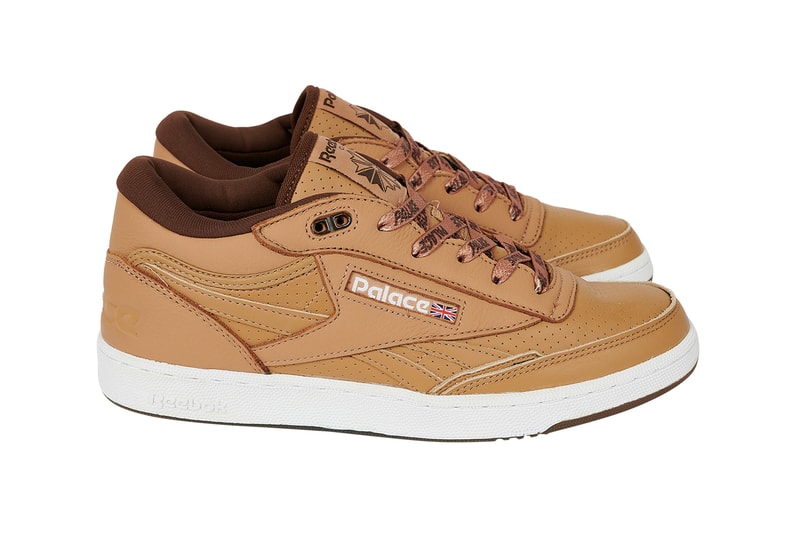 Palace Spring 2023 Collection Week 4 Drop Reebok Club C II Mid Revenge Collaboration Release Info Date Buy Price Club C II Mid Revenge classic white blue tan black neon yellow