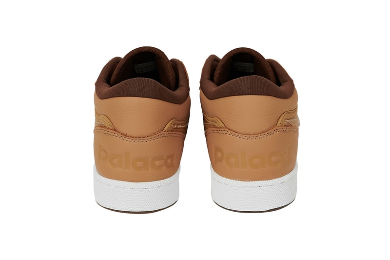 Palace Spring 2023 Collection Week 4 Drop Reebok Club C II Mid Revenge Collaboration Release Info Date Buy Price Club C II Mid Revenge classic white blue tan black neon yellow