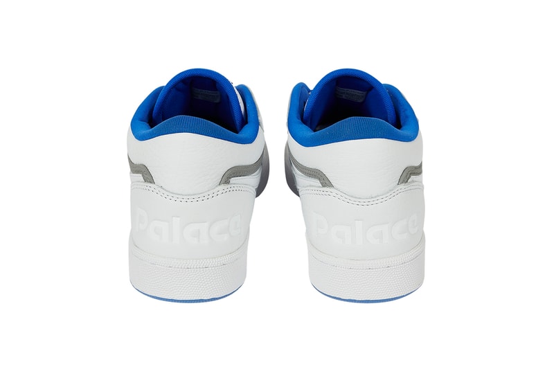 Palace Spring 2023 Collection Week 4 Drop Reebok Club C II Mid Revenge Collaboration Release Info Date Buy Price Club C II Mid Revenge classic white blue tan black neon yellow
