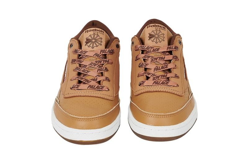 Palace Spring 2023 Collection Week 4 Drop Reebok Club C II Mid Revenge Collaboration Release Info Date Buy Price Club C II Mid Revenge classic white blue tan black neon yellow