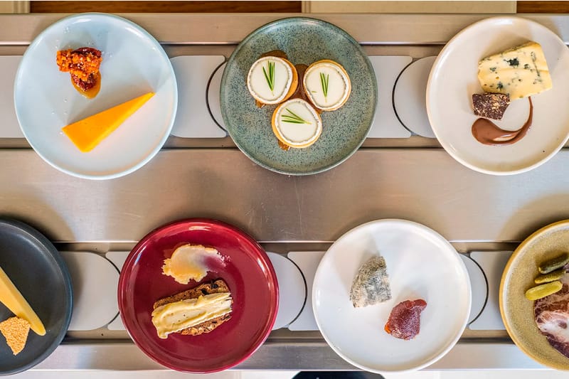 Pick & Cheese is the World's First Cheese Conveyor Belt Restaurant