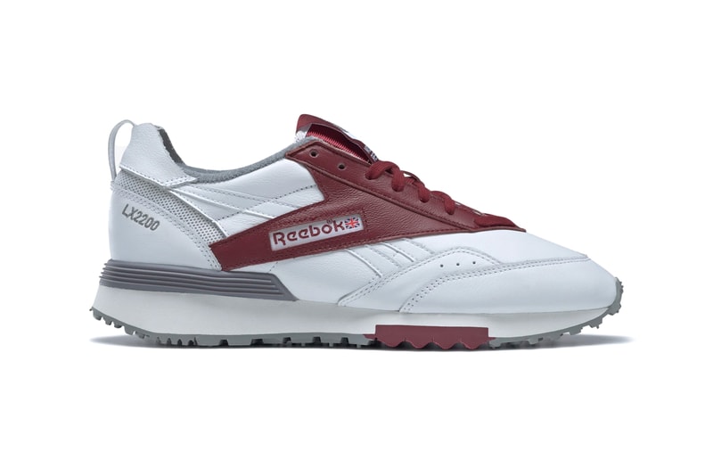 Reebok Mountain Research LX2200 Sneaker Shoe Collaboration Trainer Footwear Leather Grey Red UK Lace Closure