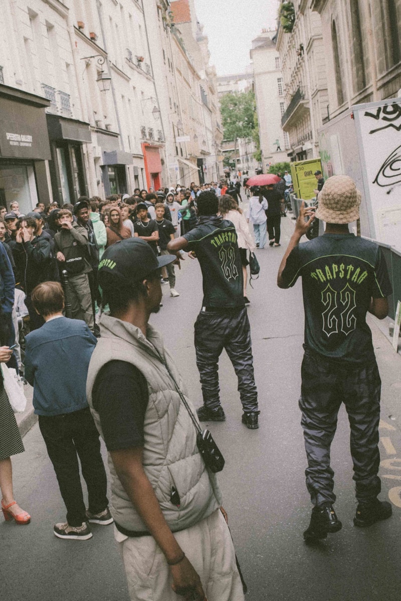 London Streetwear Brand Trapstar Host "We Outside" Pop-Up Store In Paris France