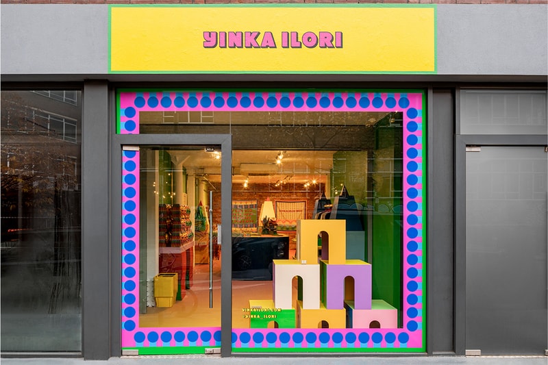 Yinka Ilori London Pop-Up Store Nigerian British artist Shoreditch architecture Christmas