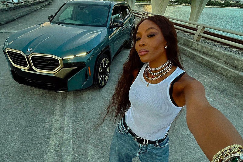 BMW XM Naomi Campbell "Dare to be You" Campaign British Supermodel SUV Performance Car Release Reels Instagram Collaboration