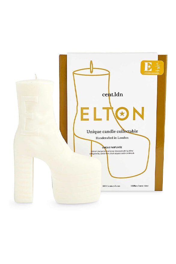 Elton John cent.ldn Candle Collaboration Information details Selfridges Yellow Brick Road 2023 tour platform boot