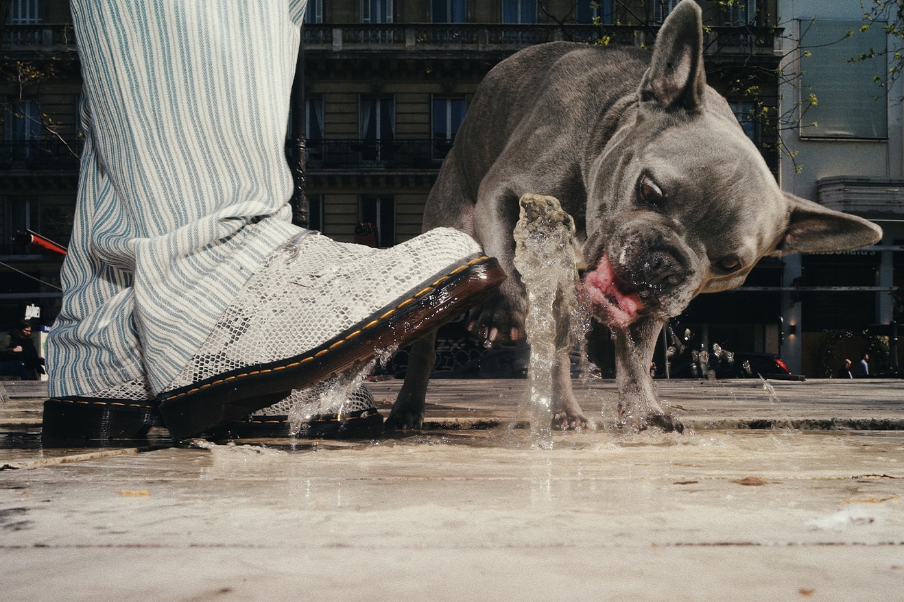 Jyrrel Hits the Streets of Paris to Debut Dr. Martens Python Pack