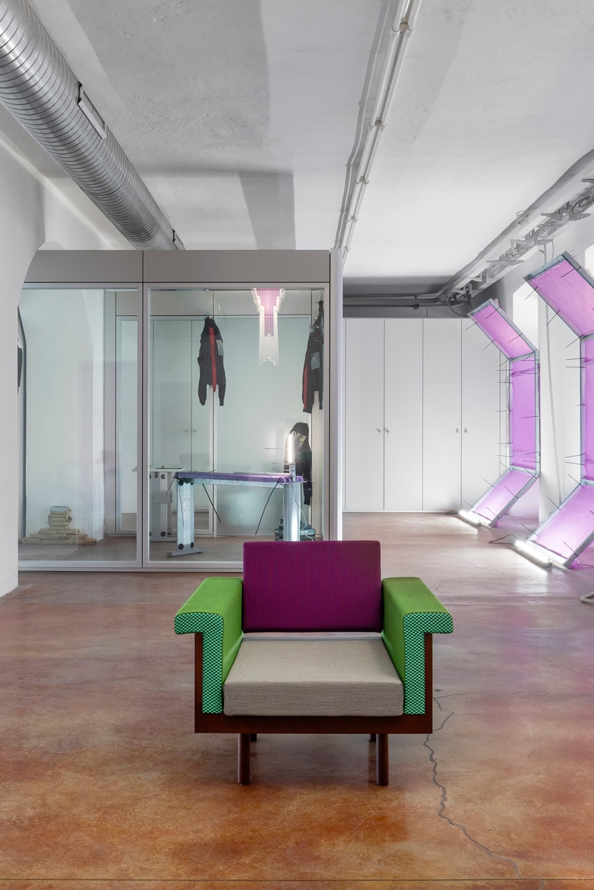 Kiko Kostadinov Paradisoterrestre Kazuhide Takahama Naeko Collection Milan Design Week Chair Furniture Exhibition Lamps 