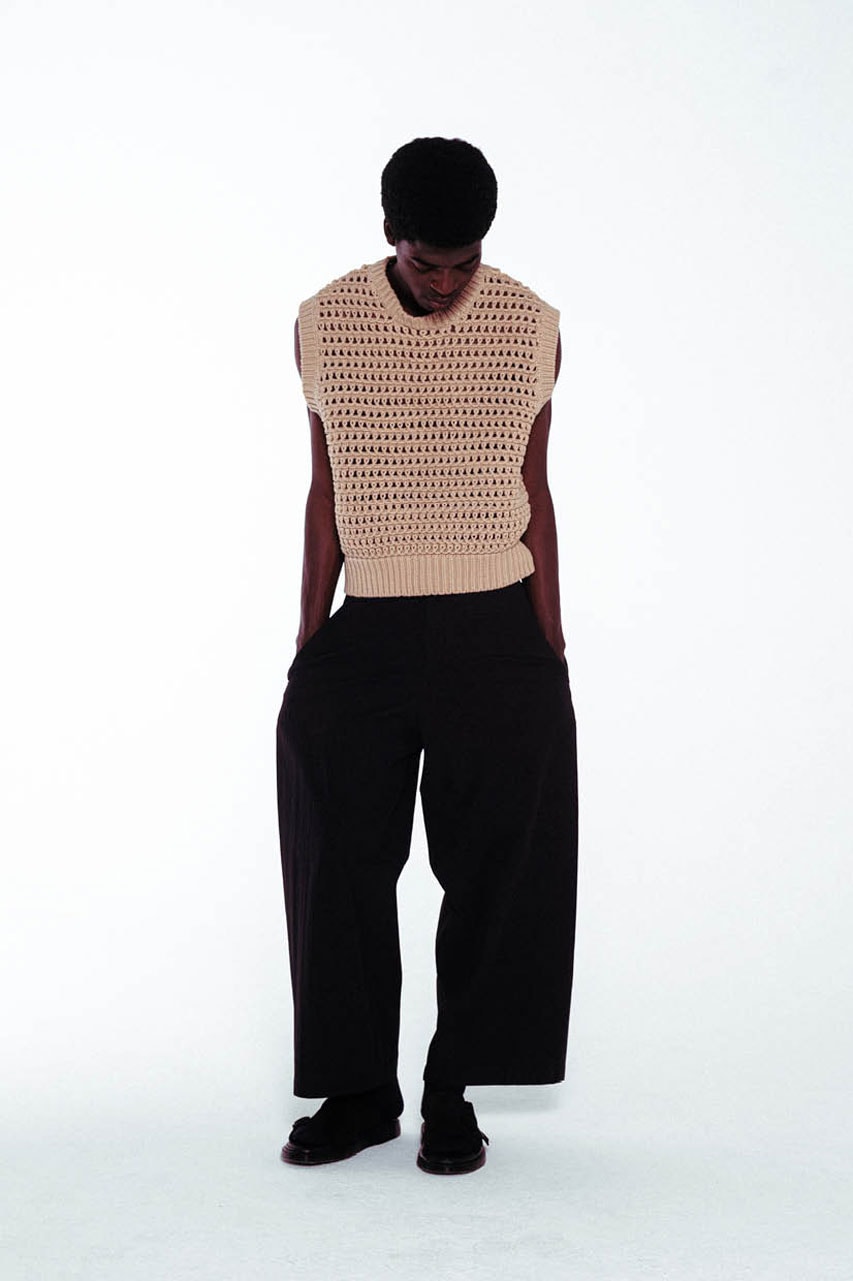 Sage Nation Spring Summer 2023 Collection Lookbook Knitwear Fashion Style London UK England Tailoring Utility Vest