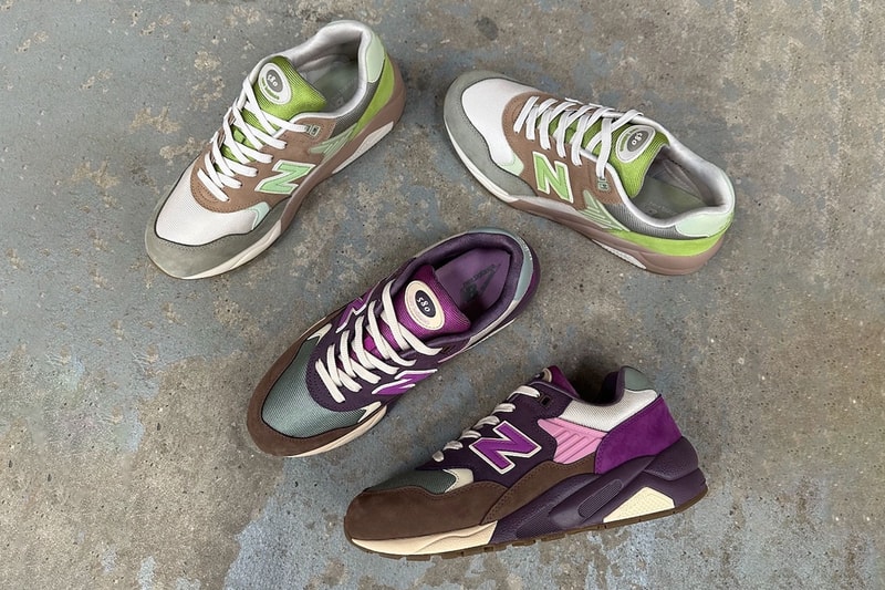 New Balance size? Sneakers Collaboration First Look Purple Green UK Sneakers Footwear Fashion Shoes Trainers
